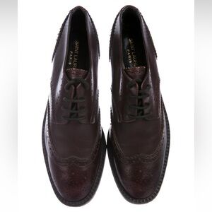 Saint Laurent Oxblood Oxfords
